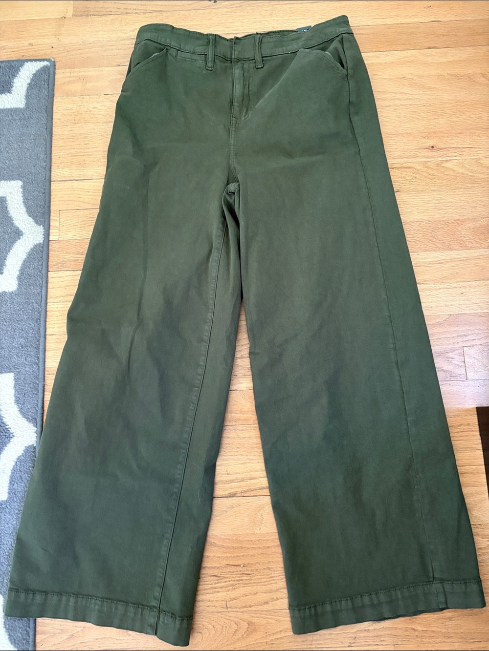 torrid Olive Green Wide-Leg Chinos